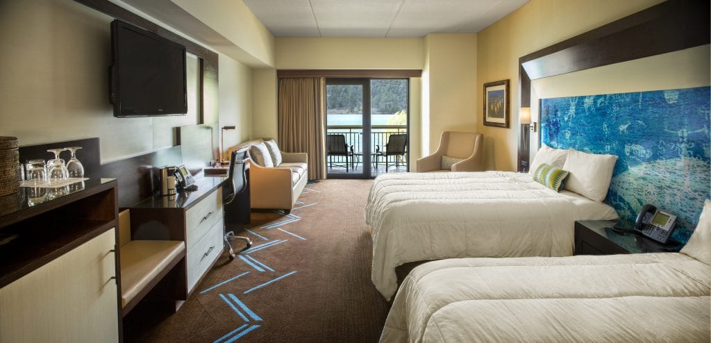 luxury room with queen beds