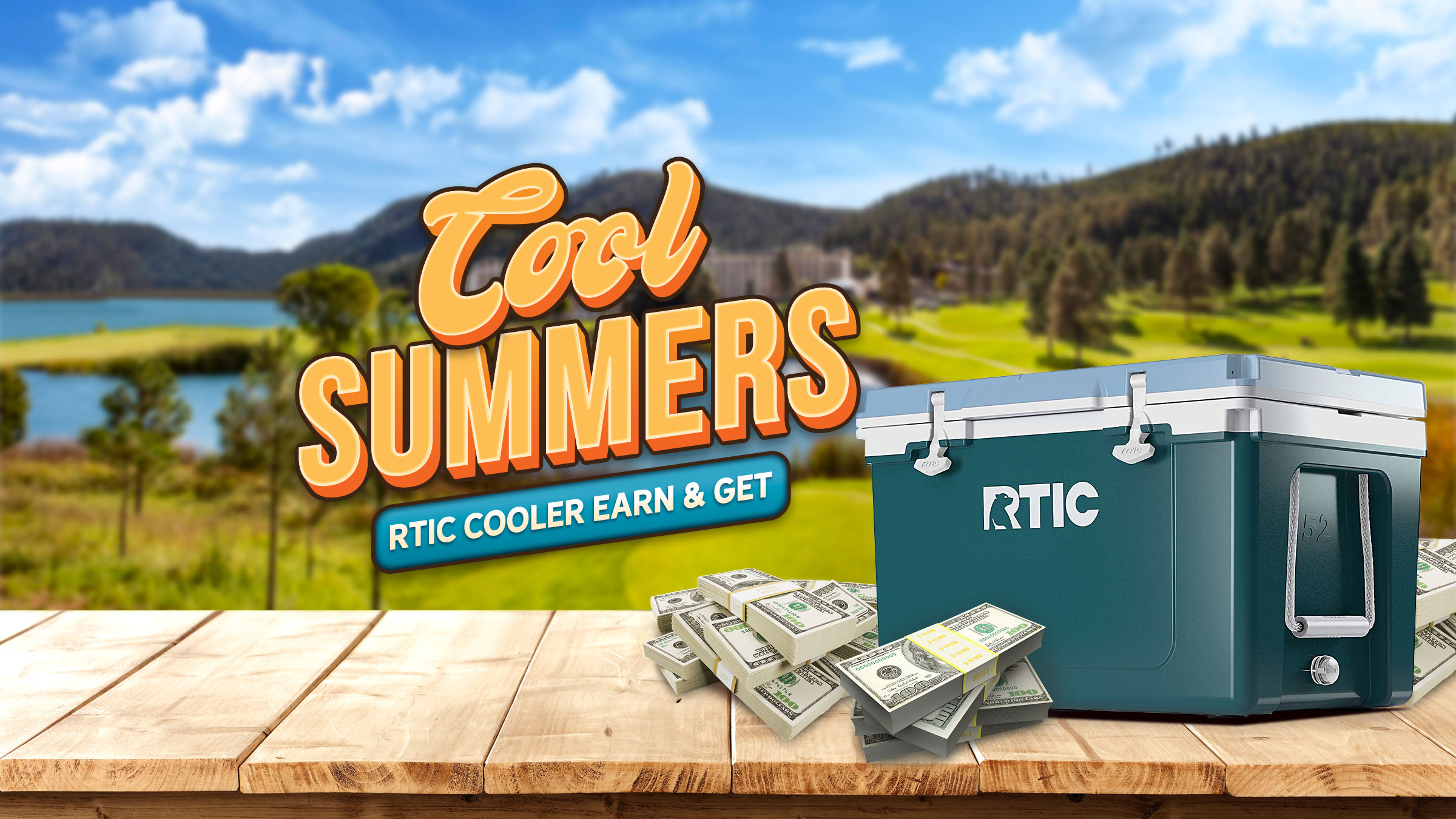 COOL SUMMERS RTIC COOLER Earn & Get