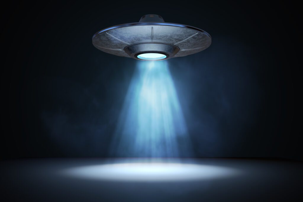 3D rendering of UFO