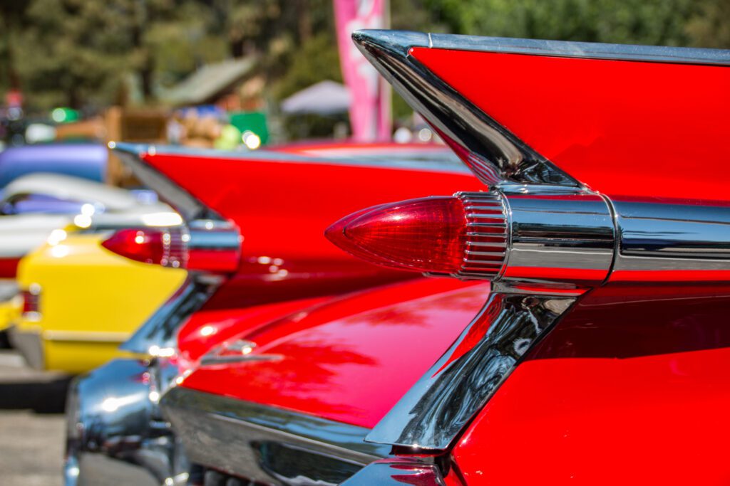 vintage car tail lights