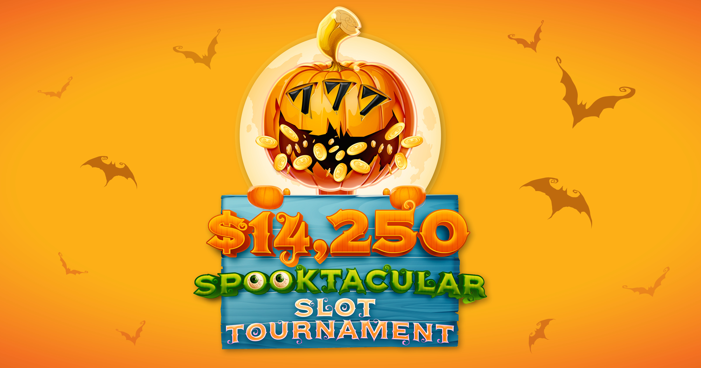 $14,875 Spooktacular Slot Tournament ￼