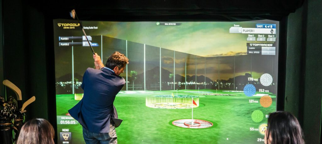 Topgolf swing suite at Inn of the Mountain Gods Resort & Casino in New Mexico.